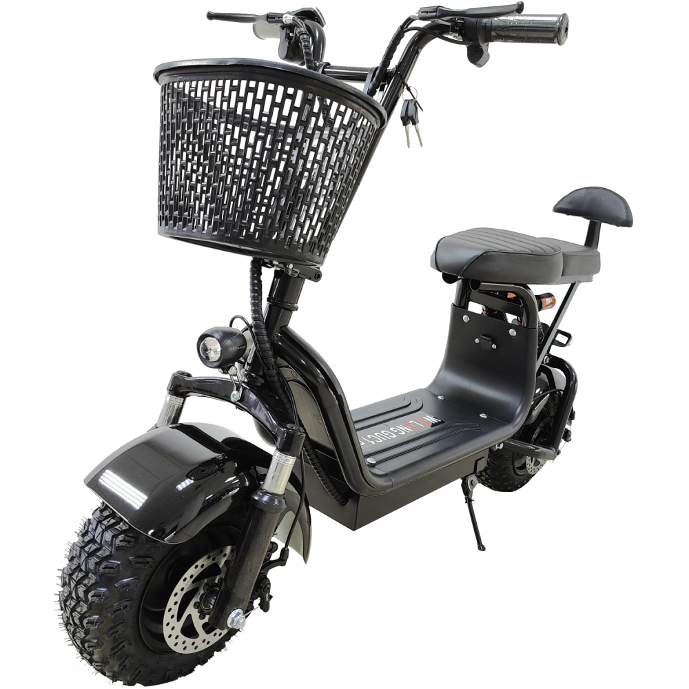 Электроскутер CityCoco WOLONG C1 PRO offroad 48V 11Ah 800W Черный Электроскутер CityCoco WOLONG C1 PRO offroad 48V 11Ah 800W Черный