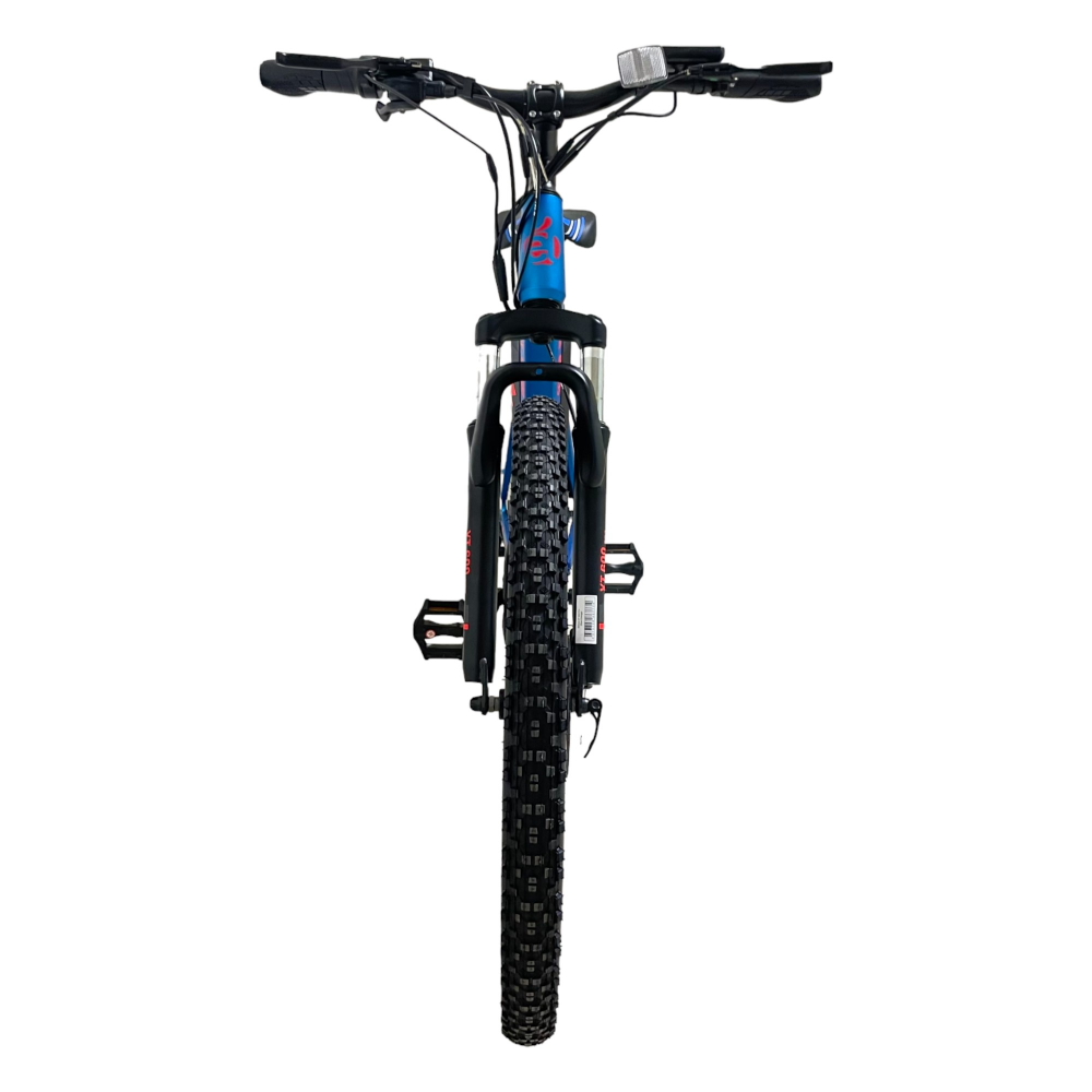 Электровелосипед Eltreco XT 600 Pro (сине-оранжевый) 7