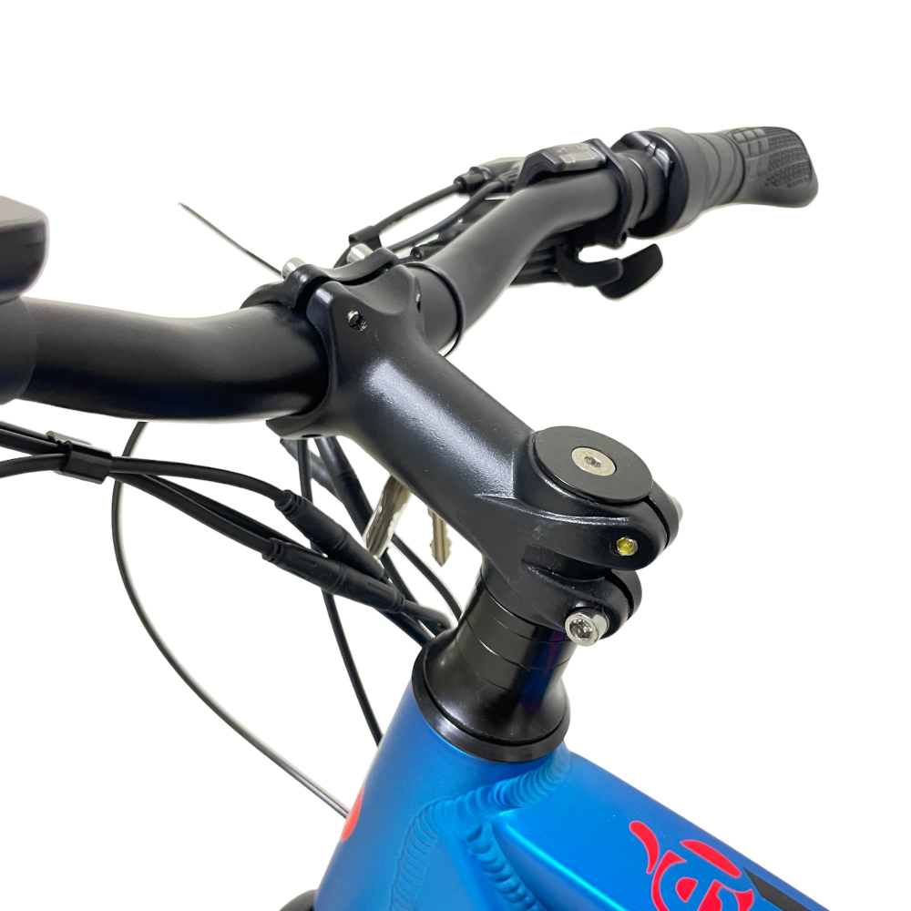 Электровелосипед Eltreco XT 600 Pro (сине-оранжевый) 10