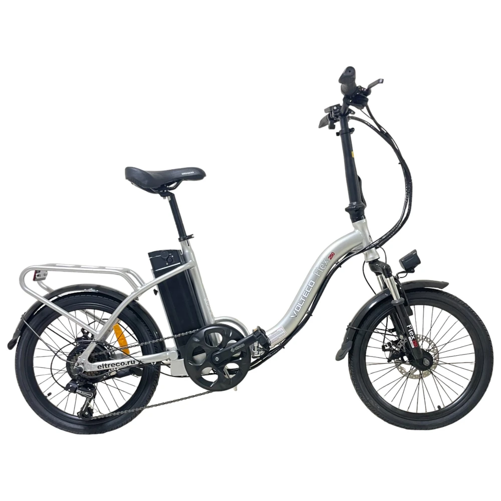 Электровелосипед Volteco FLEX серебристый 5